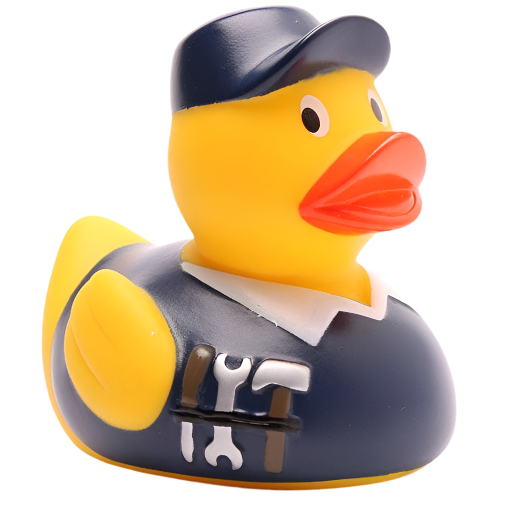 canard bricoleur bleu klimaliebling