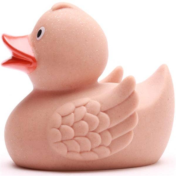 Canard de bain en blé - rose - canard en caoutchouc
