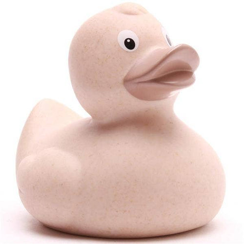 Umweltfreundliche Badeente Carol – ocker
