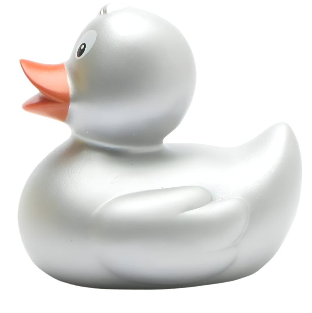 Small Classic Silver Duck
