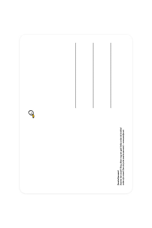 Postkarte Trauerente