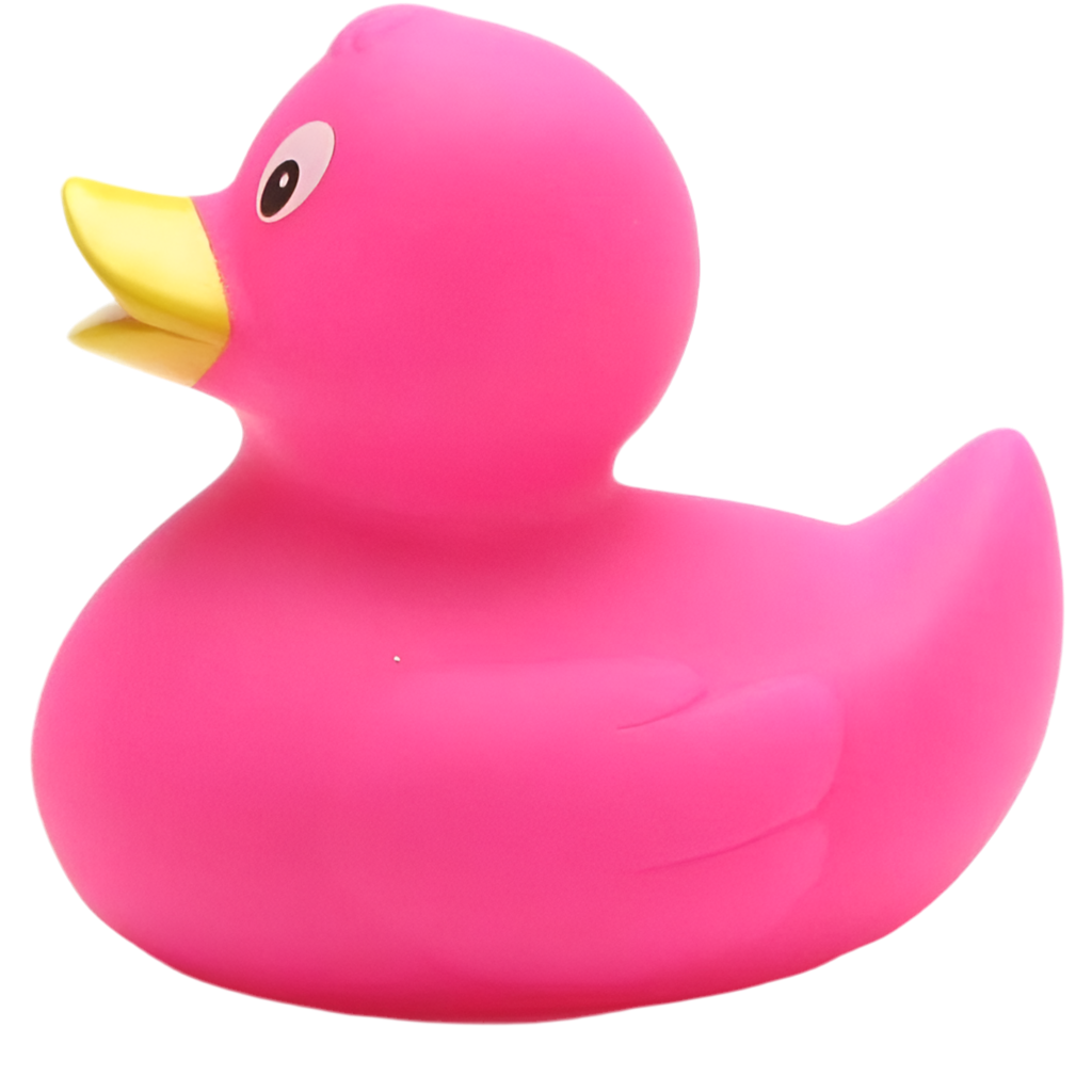 Klassische rosa Ente