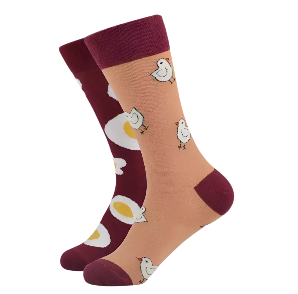 Mismatch Socks Chicks and Eggs