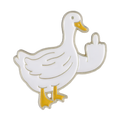 Weiße Ente Pin Weiße Ente Off