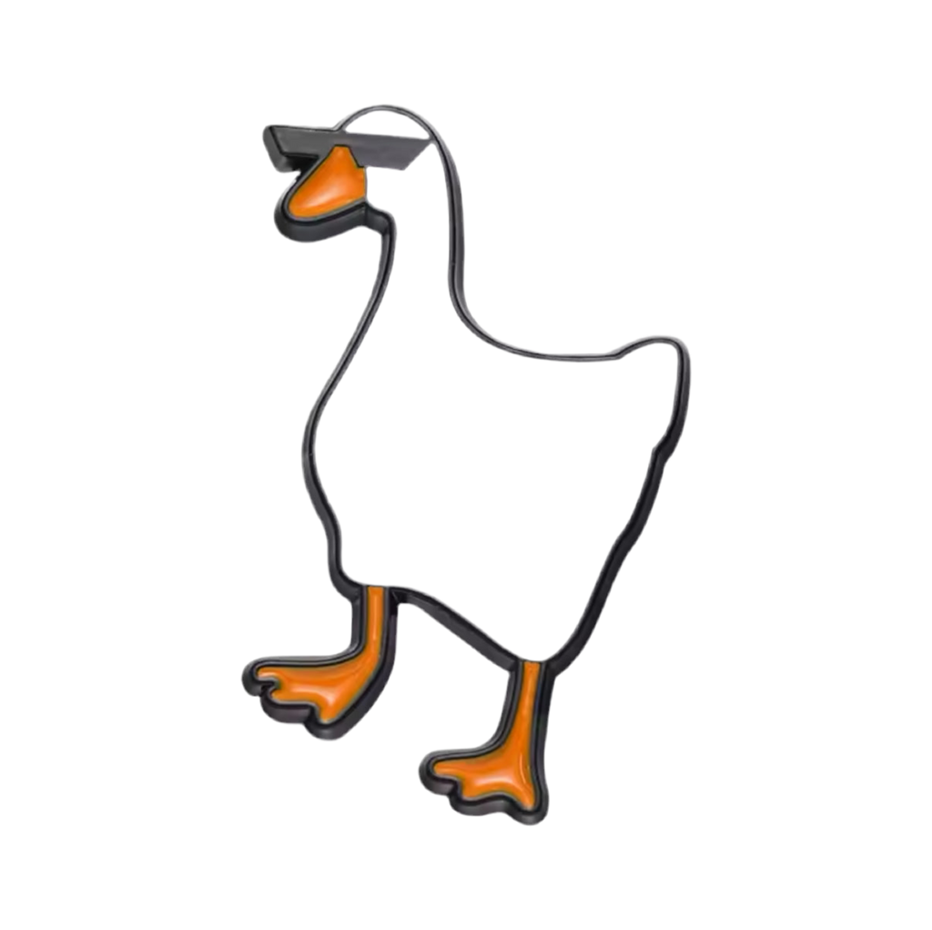 Thug Life Weiße Ente Button