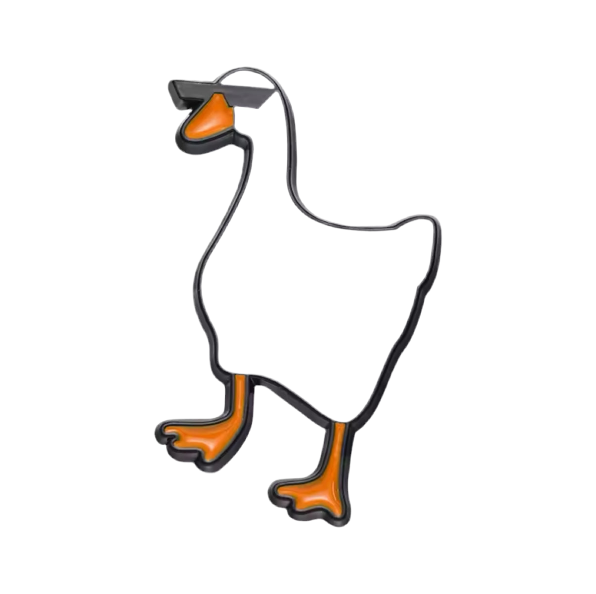 Thug Life Weiße Ente Button