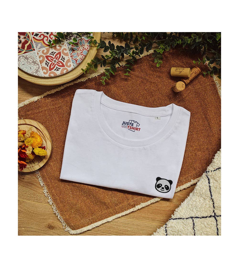 T-shirt brodé Panda