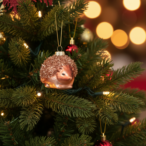 Weihnachtskugel Igel