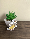 autocollant-banana-duck