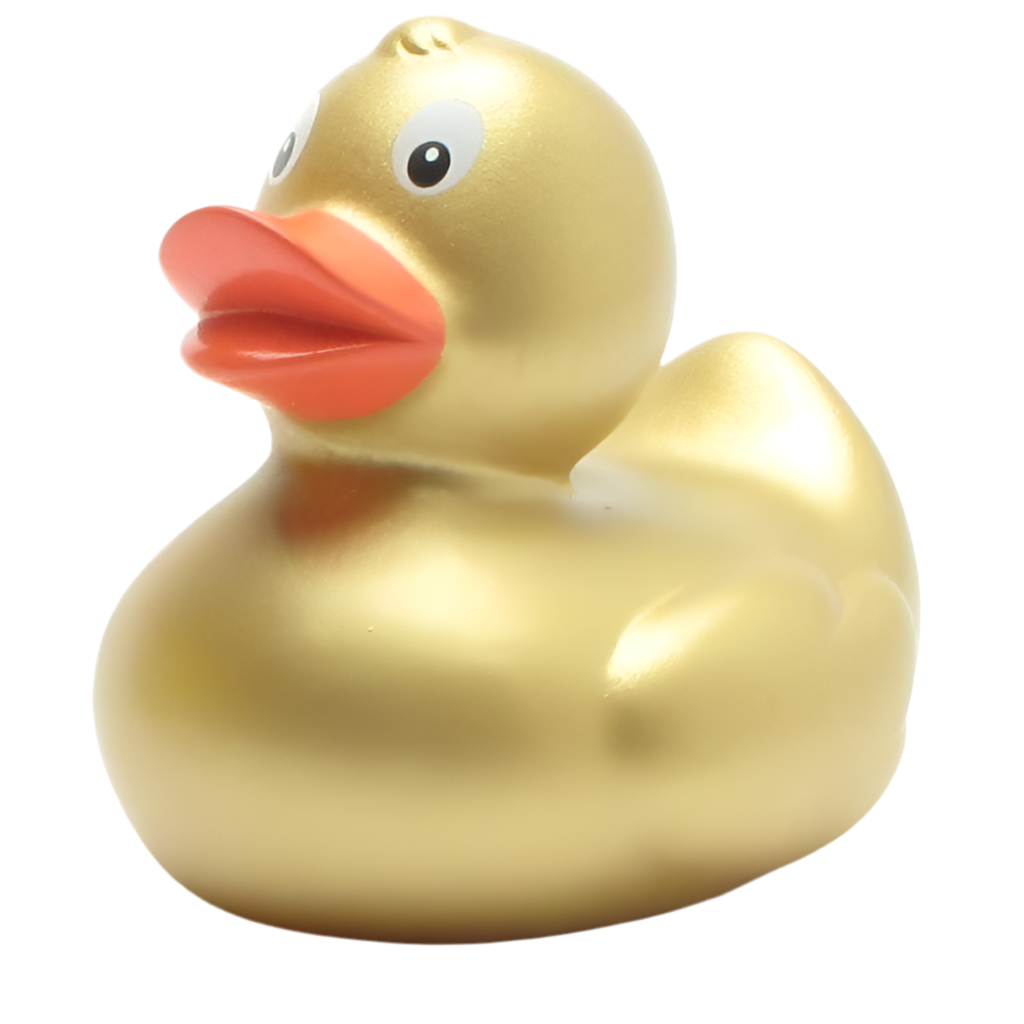Petit Canard Classique Doré