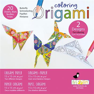 Coloring Origami - Papillon