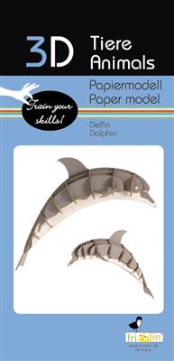 Modèle En Papier 3D - Dauphin