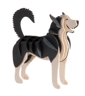 Modèle En Papier 3D - Husky