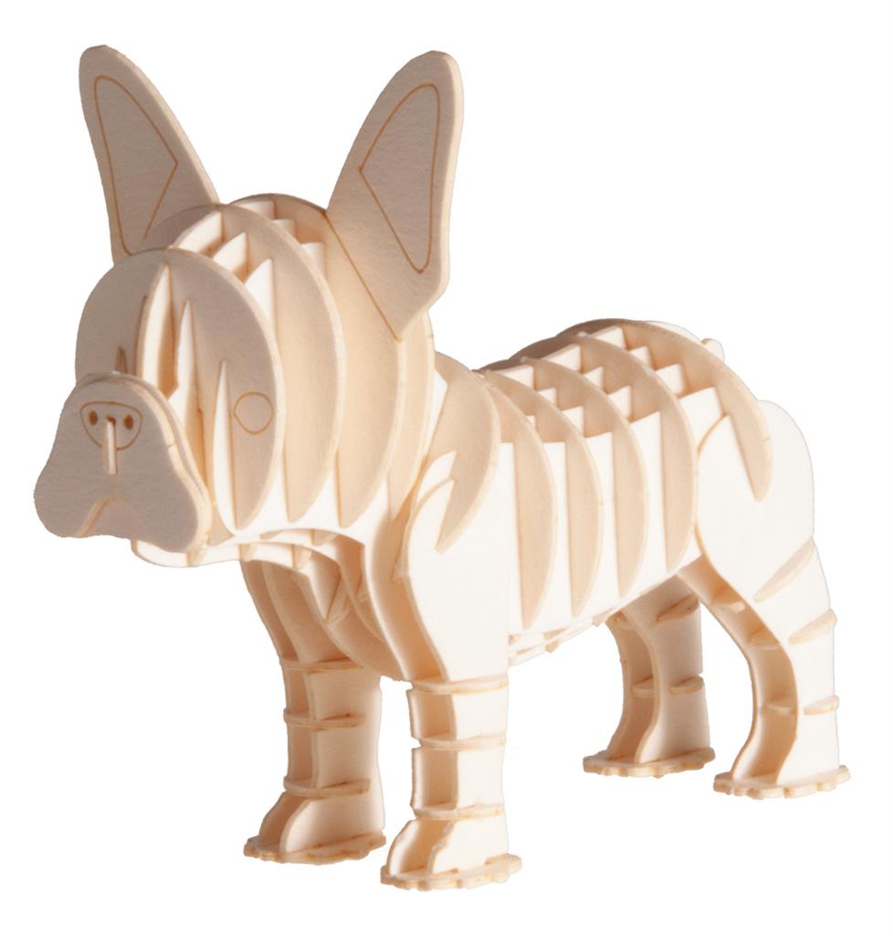 Modèle En Papier 3D - Bulldog