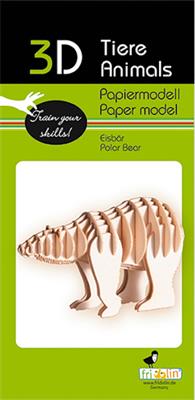 Modèle En Papier 3D - Ours Polaire