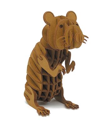 Modèle En Papier 3D - Hamster