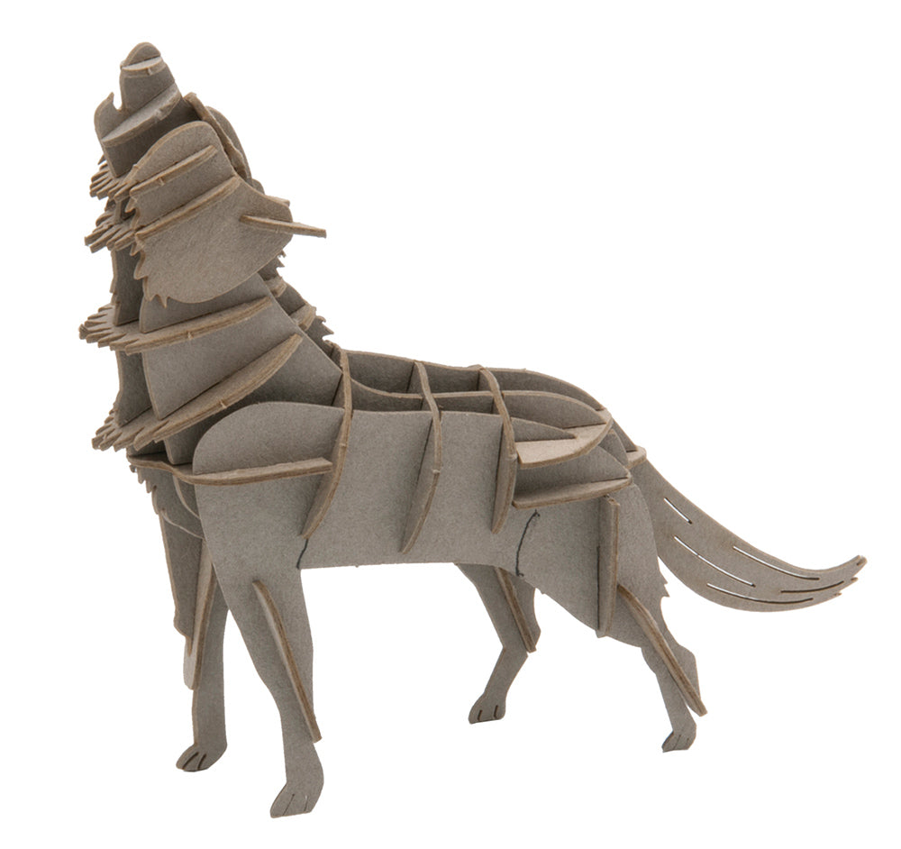 Modèle En Papier 3D - Loup