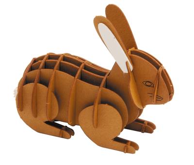 Modèle En Papier 3D - Lièvre