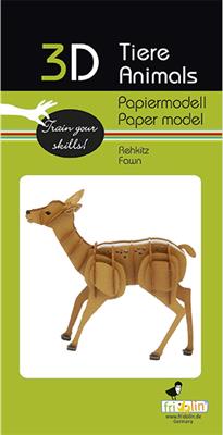 Modèle En Papier 3D - Faon
