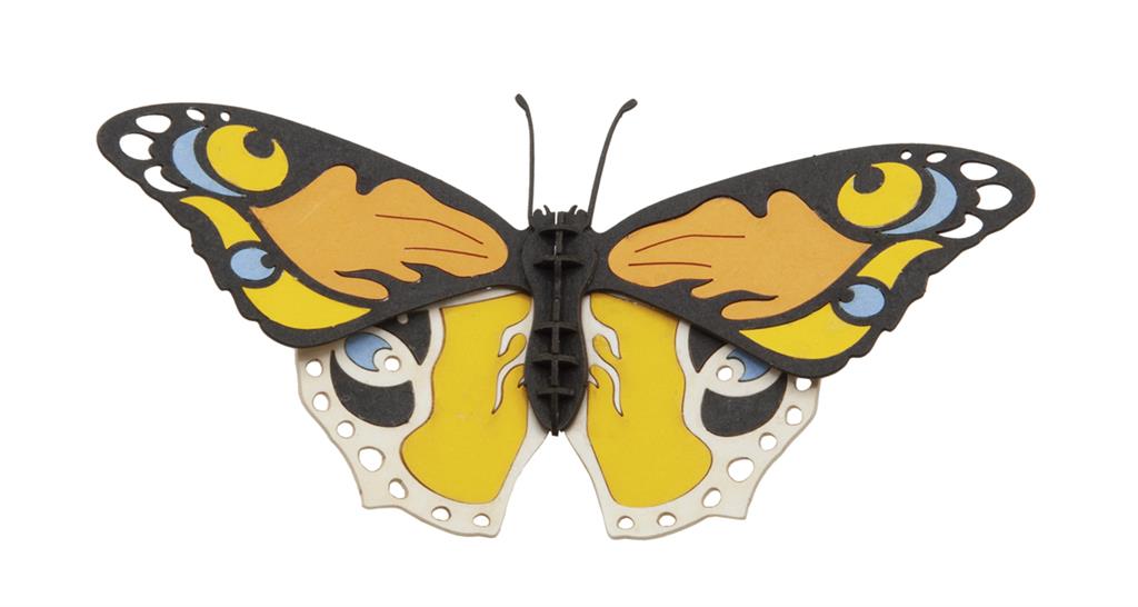 Modèle En Papier 3D - Papillon