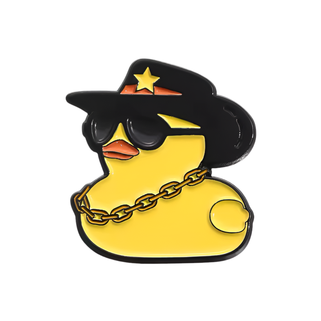Pin's Canard Jaune Gangsta
