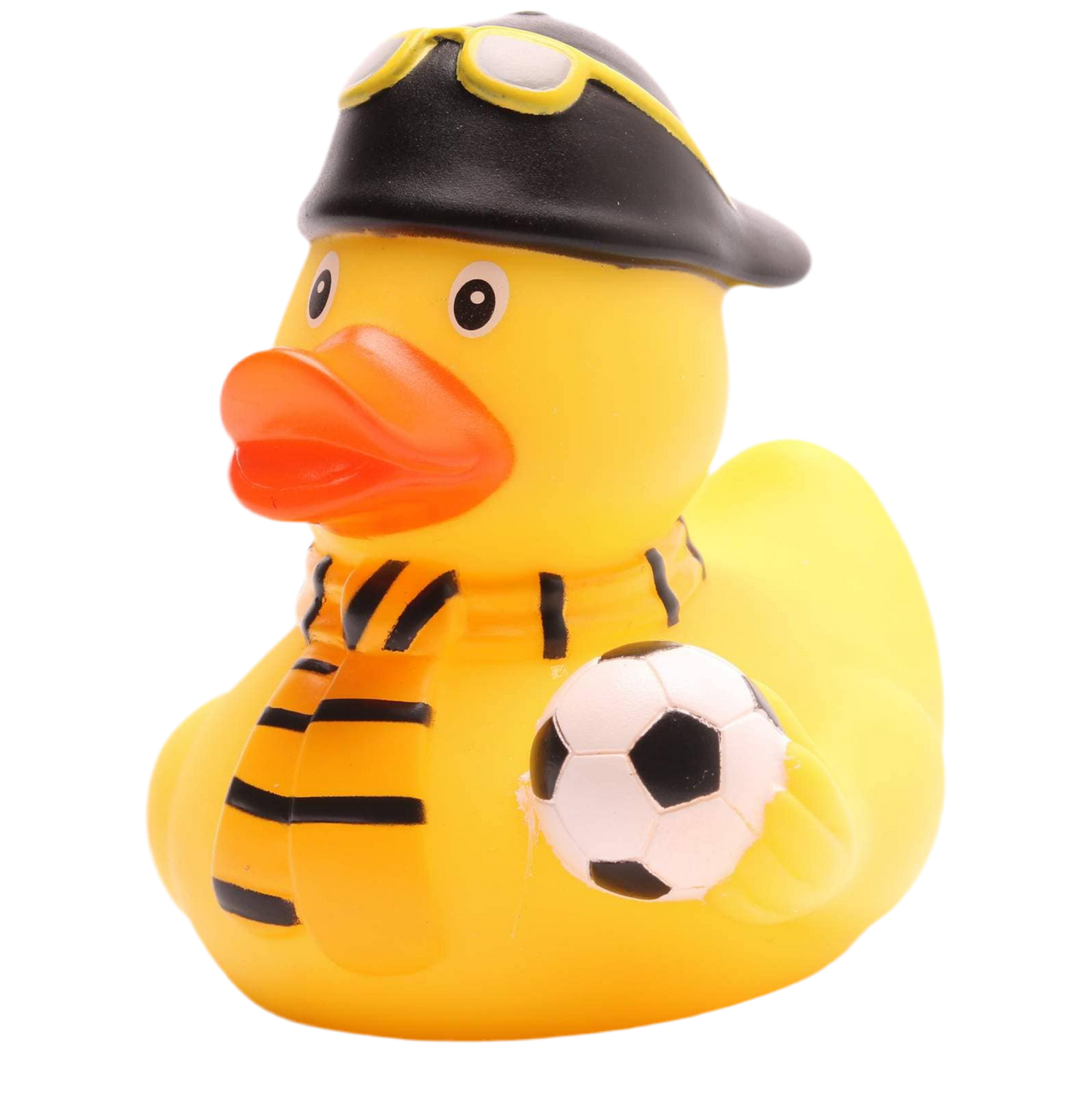 Canard Supporter de Foot Jaune et Noir