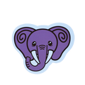 Autocollant éléphant