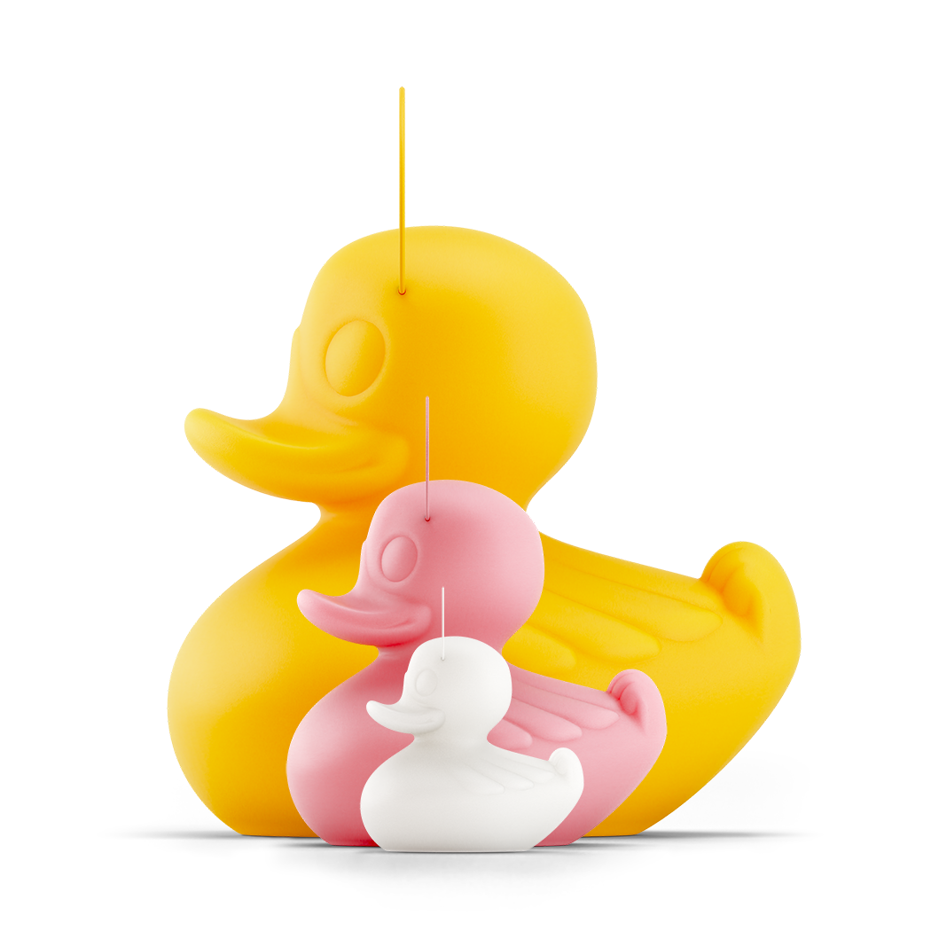 Duck Lamp "The Duck Duck Lamp" Yellow (XL)