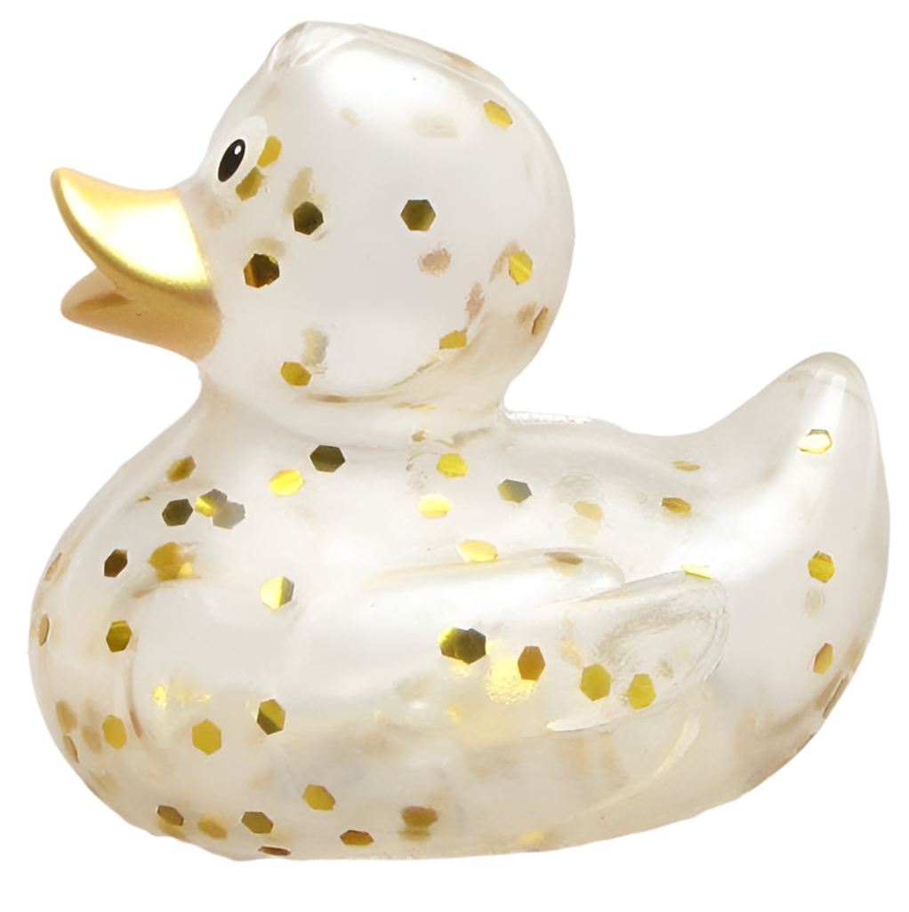 Canard Classique à paillettes dorées