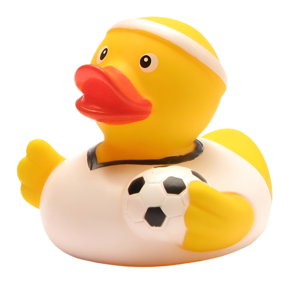 White Football Duck