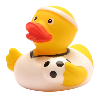 White Football Duck