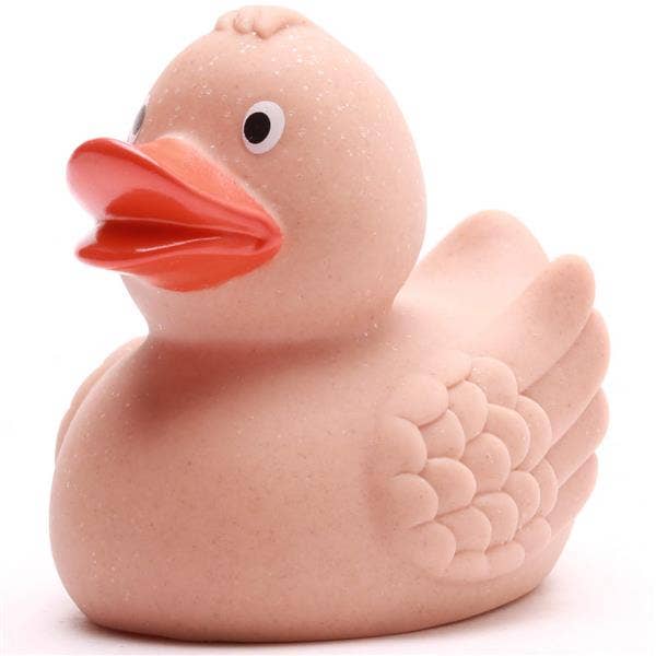 Canard de bain en blé - rose - canard en caoutchouc
