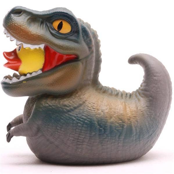Canard de bain T-Rex - gris - canard en caoutchouc