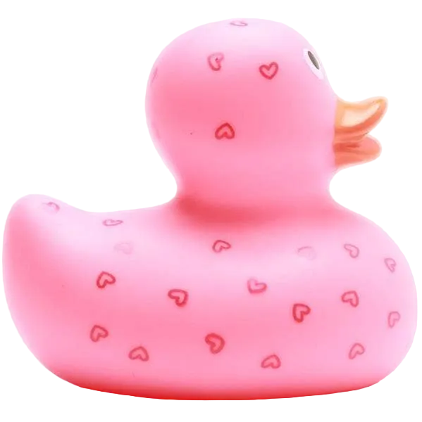 Duck Hearts - pink