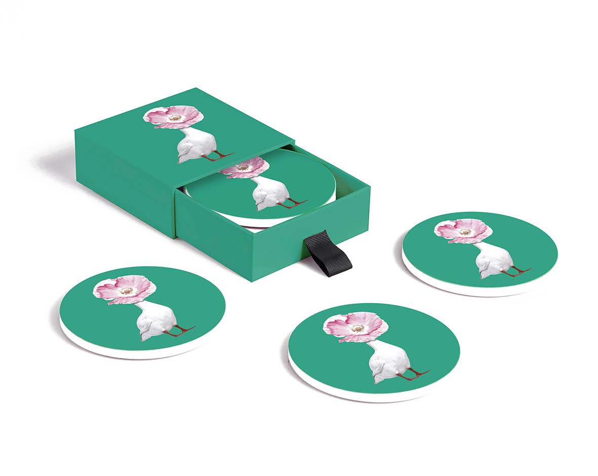 4er-Set Diva-Keramikuntersetzer