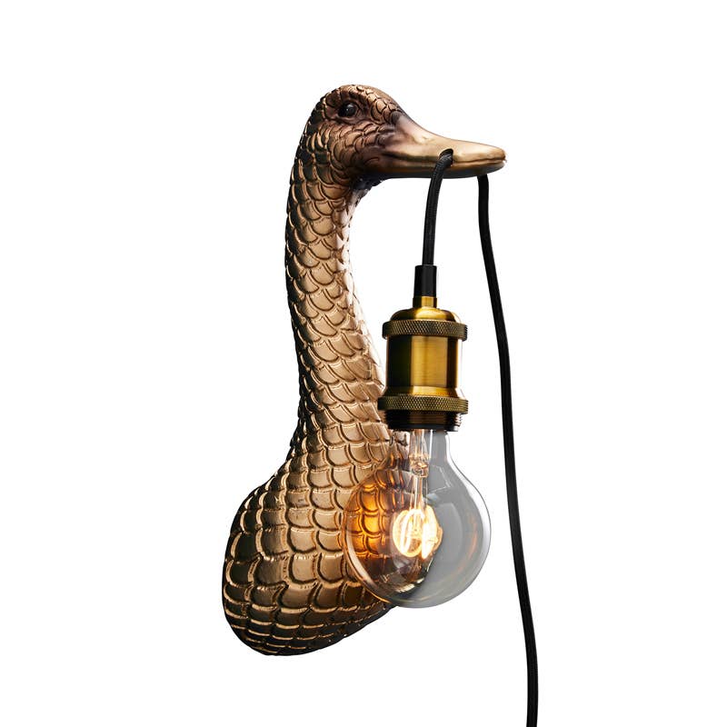 Applique murale Canard « Son of a Duck » Or
