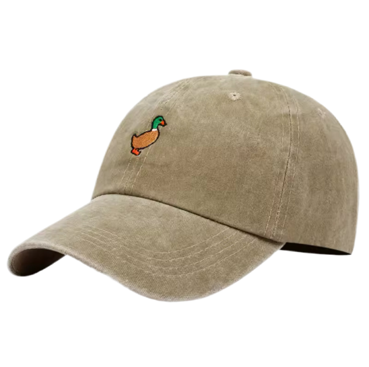 Embroidered Mallard Duck Cap