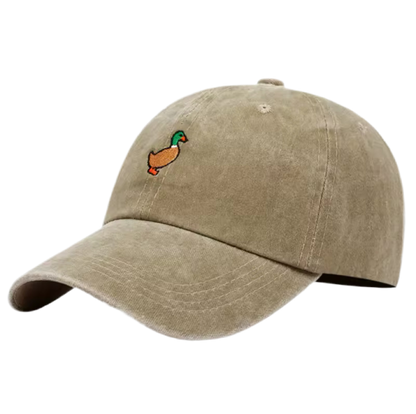 Embroidered Mallard Duck Cap