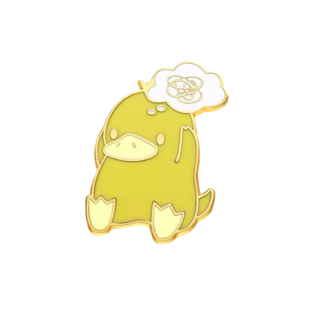 Confused Yellow Duck Pin