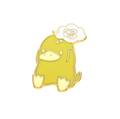 Confused Yellow Duck Pin