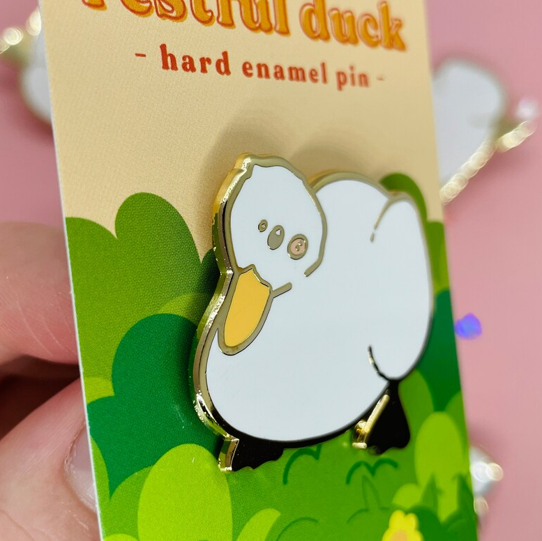 Ruhende Ente Button