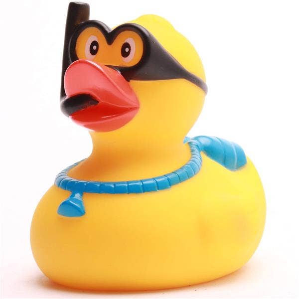 Diving Duck with Oxygen Tank