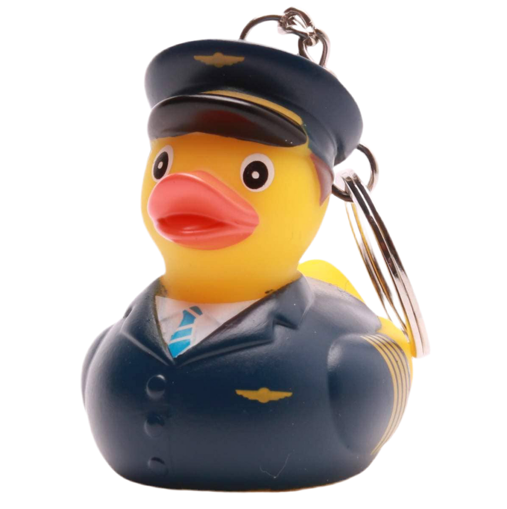 Airline Pilot Ducks Keychain