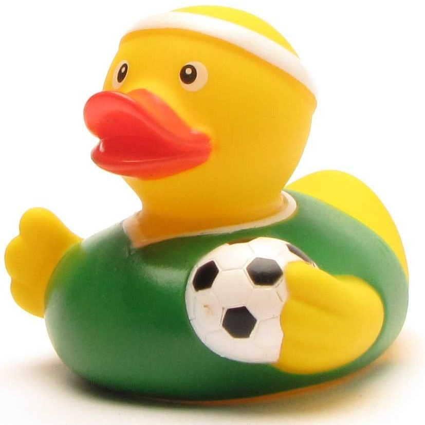 Duck Footballer grünes Trikot