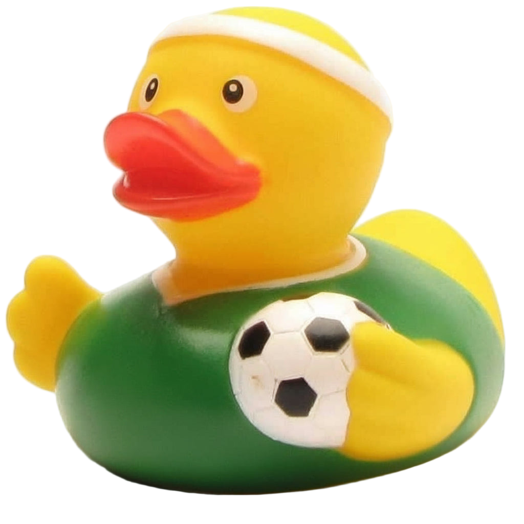Duck Footballer grünes Trikot