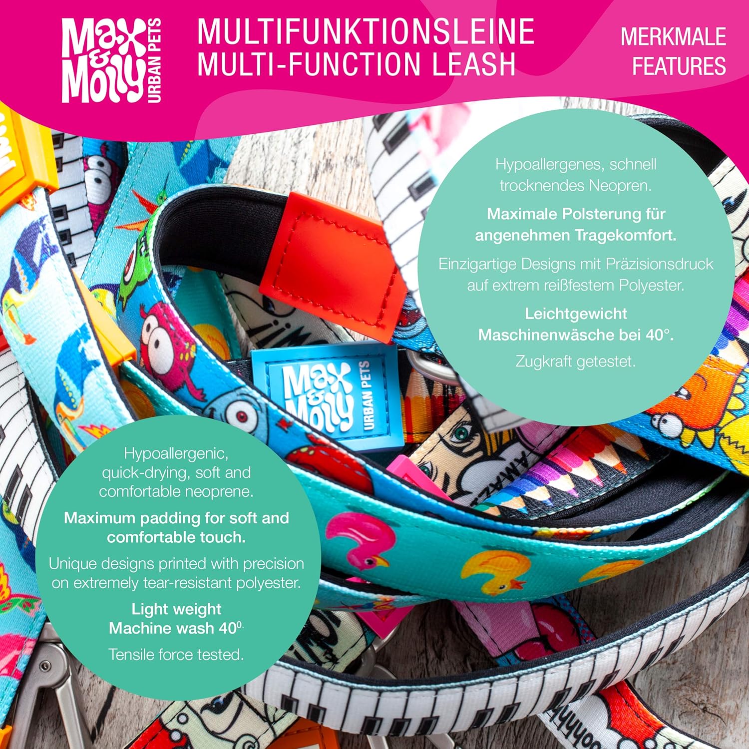 Multifunktionsleine - Enten