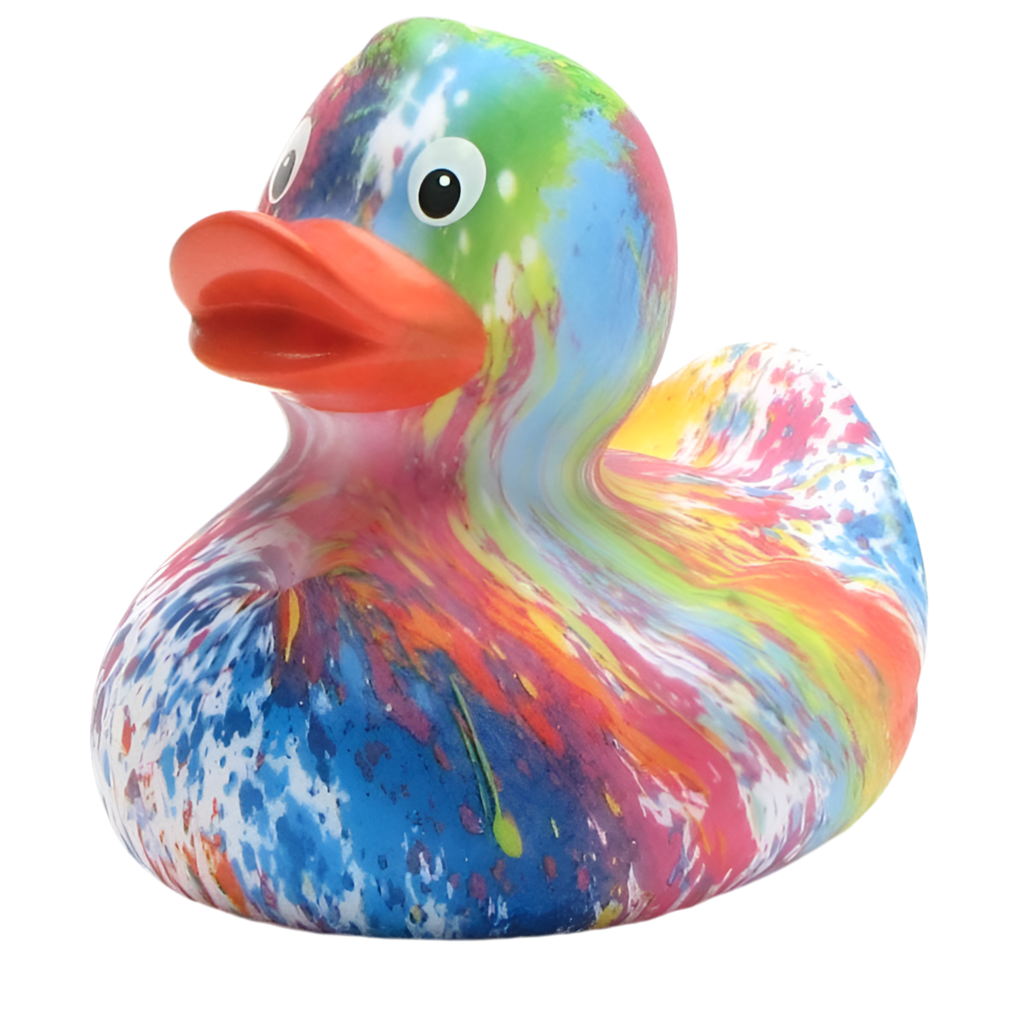 Klassisches Regenbogen-Entenspray