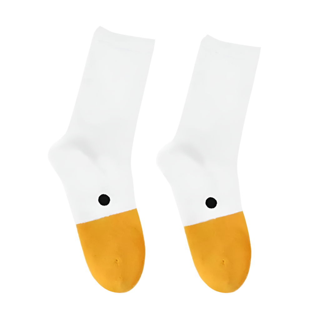 chaussettes-canard-blanc