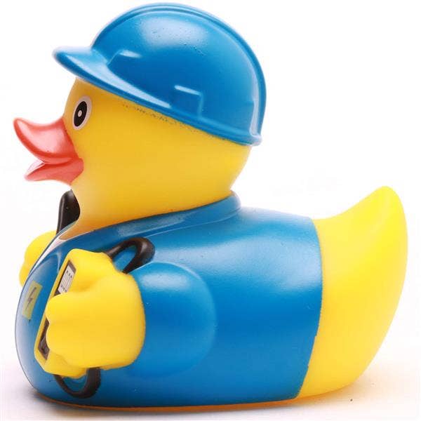 Elektriker-Ente - Blau
