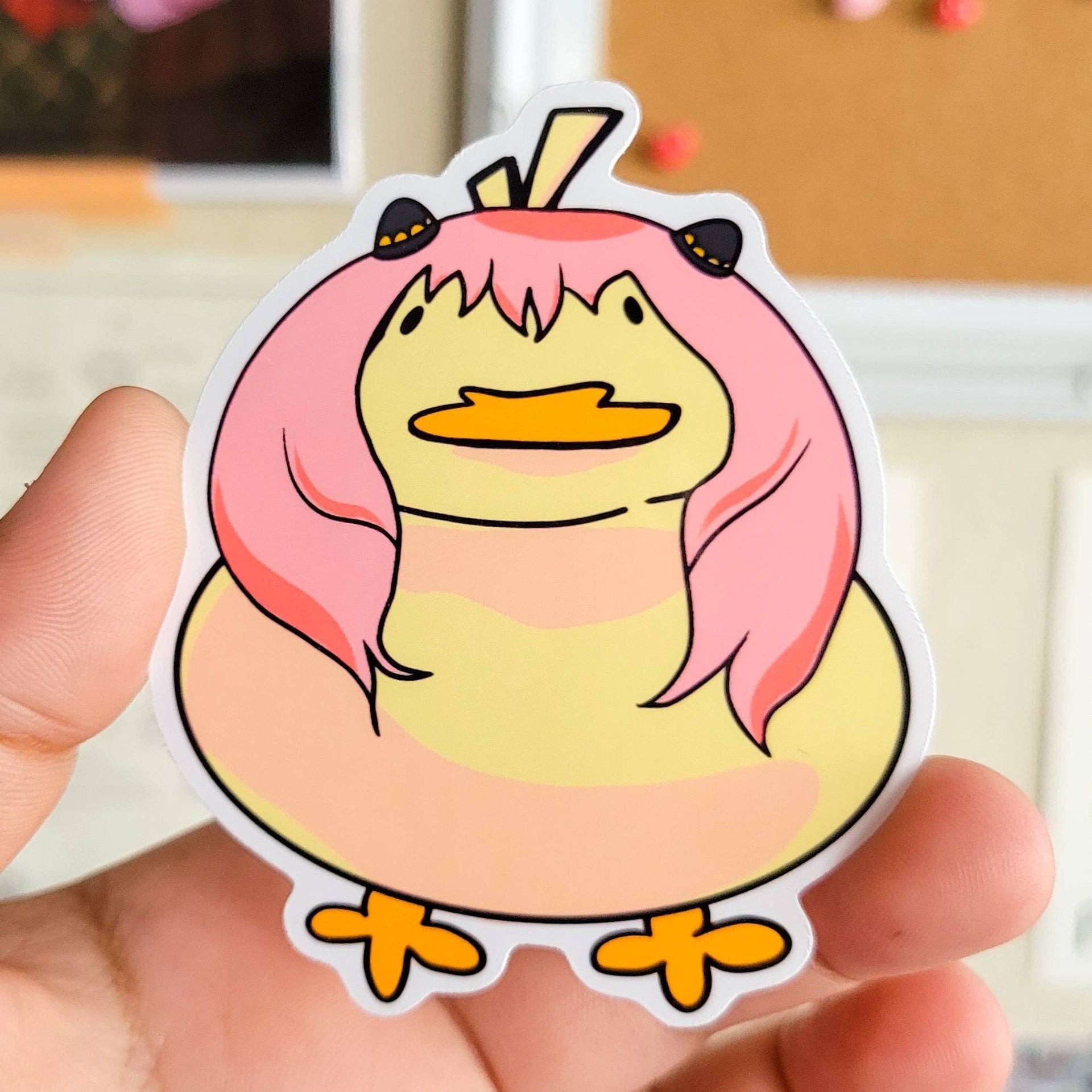 Anya Pato Duck Sticker